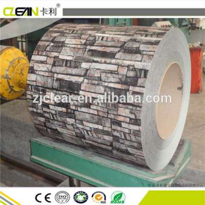 polyester Plastic metallized decorative Pet Printing Film transfer metal steel sheet coil plate