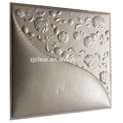 High Quality decorative leather wall panel